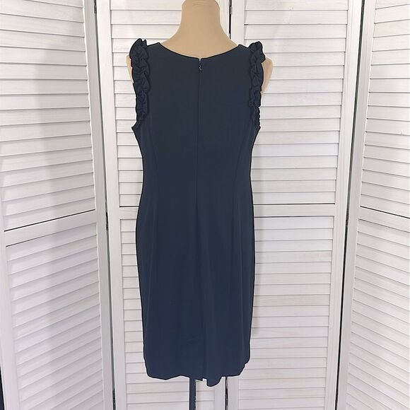 Talbots RSVP Black Sheath Dress Size 12P Sleeveless - Picture 8 of 12